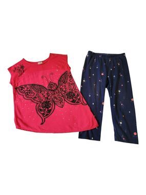 Disney & Cat Jack Girls Pink Blue Set Size L